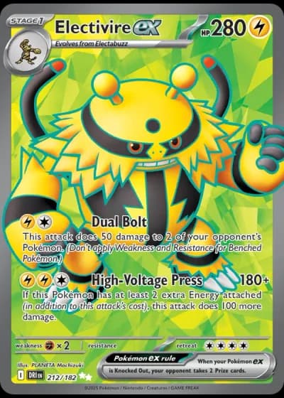 Electivire ex #212/182 — Destined Rivals