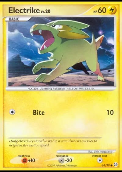 Electrike #63/99 — Arceus