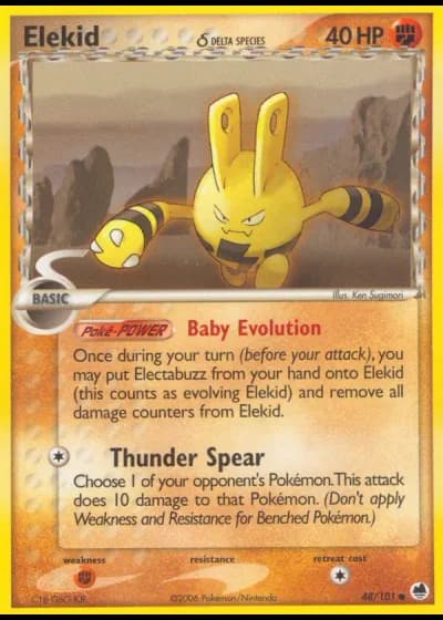Elekid #48/101 — EX Dragon Frontiers