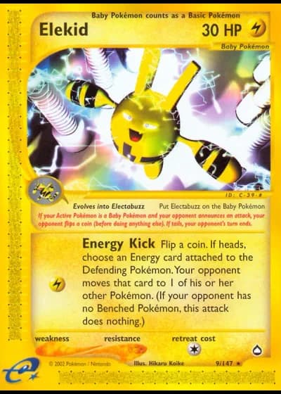 Elekid #9/147 — Aquapolis