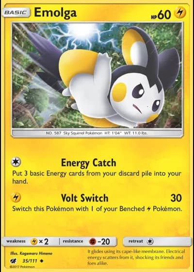 Emolga #35/111 — Crimson Invasion