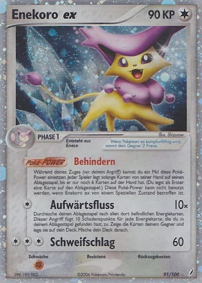 Enekoro ex #91/100 — EX Crystal Guardians
