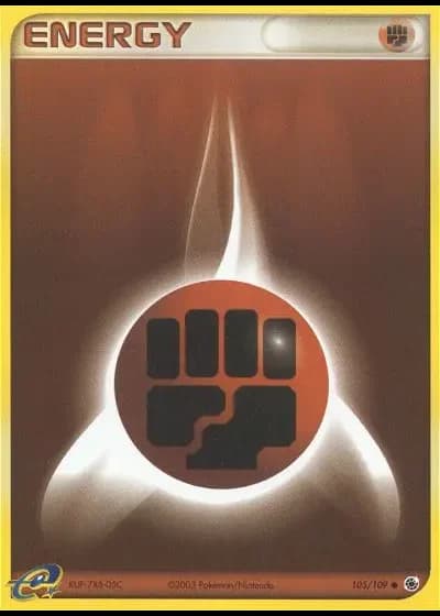 Energia Combattimento #105/109 — EX Rubino & Zaffiro
