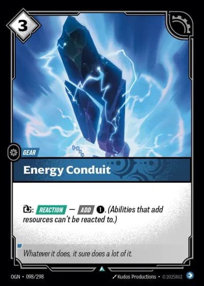 Energy Conduit #098/352 — Origins