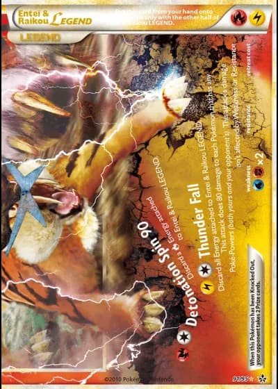 Entei & Raikou LEGEND #91/95 — Unleashed