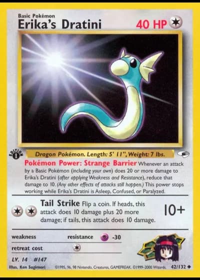 Erika's Dratini #42/132 — Gym Heroes