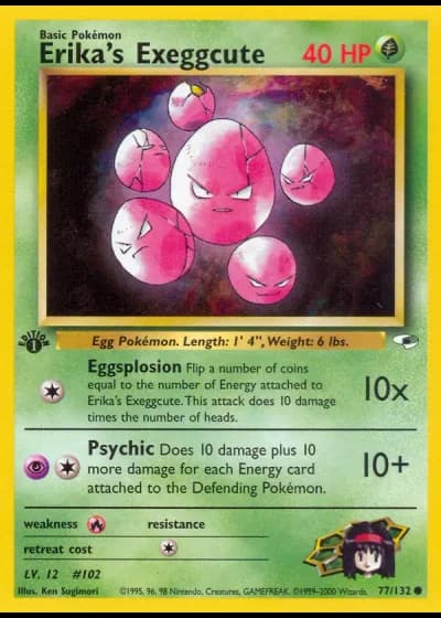 Erika's Exeggcute #77/132 — Gym Heroes
