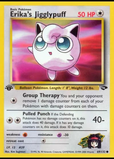 Erika's Jigglypuff #69/132 — Gym Challenge