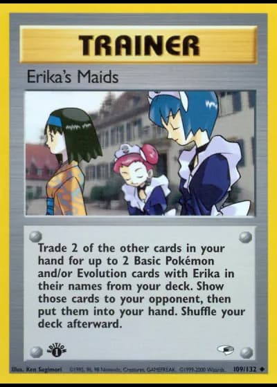 Erika's Maids #109/132 — Gym Heroes
