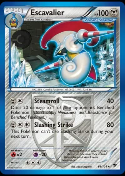 Escavalier #61/101 — Plasma Blast