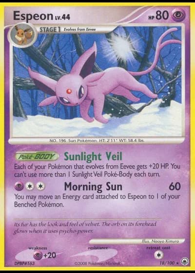 Espeon #18/100 — Majestic Dawn