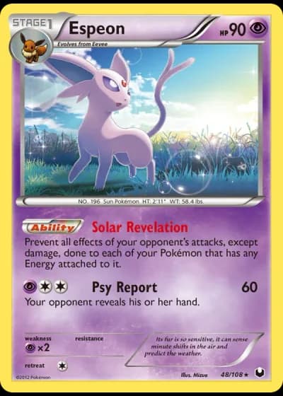 Espeon #48/108 — Dark Explorers
