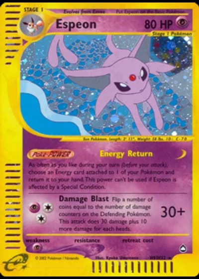 Espeon H09/147 — Aquapolis
