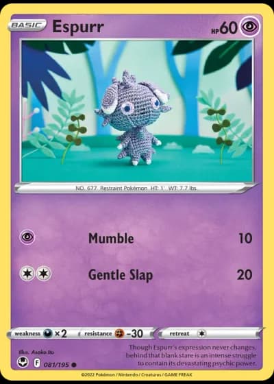 Espurr #081/195 — Silver Tempest
