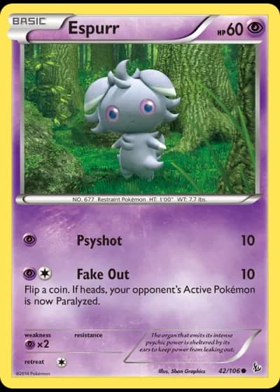 Espurr #42/106 — Flashfire