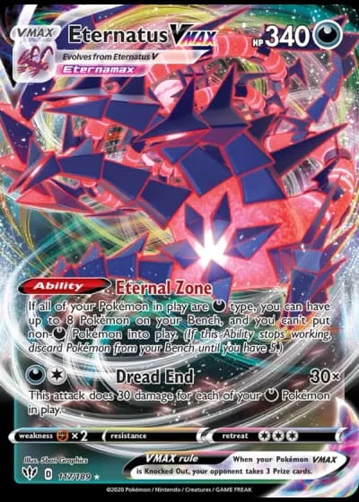 Eternatus VMAX #117/189 — Darkness Ablaze