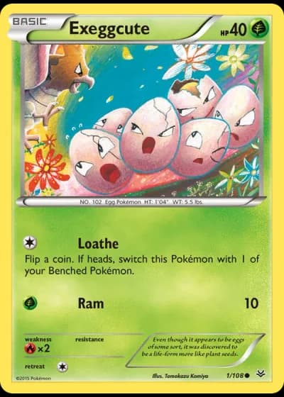Exeggcute #1/108 — Roaring Skies