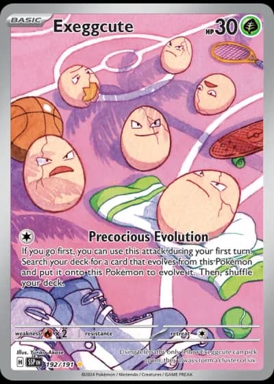 Exeggcute #192/191 — Surging Sparks