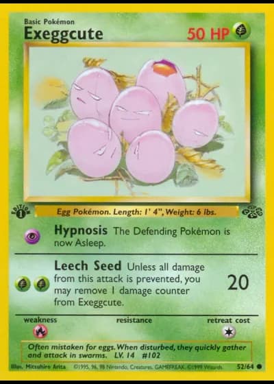 Exeggcute #52/64 — Jungle