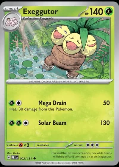 Exeggutor #002/131 — Prismatic Evolutions