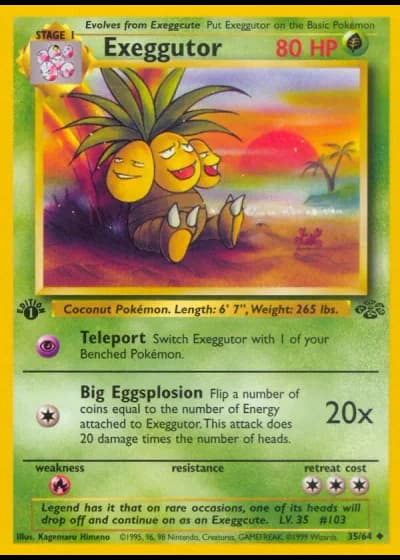 Exeggutor #35/64 — Jungle