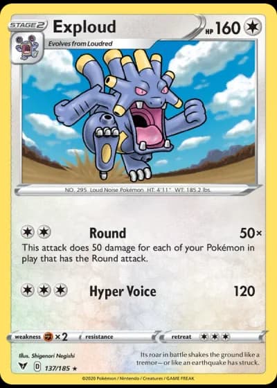 Exploud #137/185 — Vivid Voltage