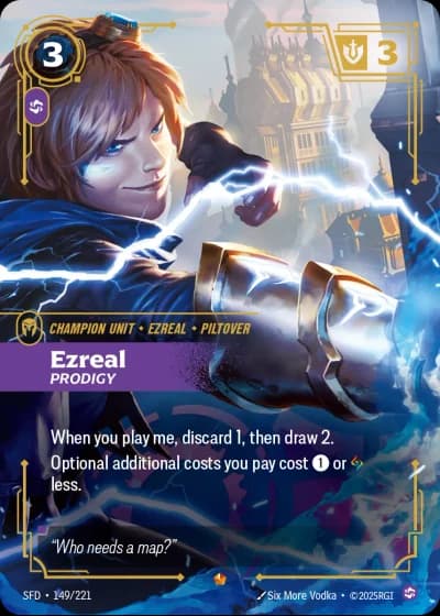 Ezreal, Prodigy #149/303 — Spiritforged