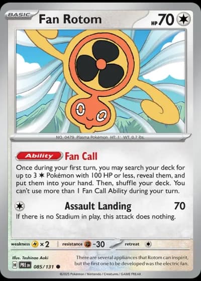 Fan Rotom #085/131 — Prismatic Evolutions