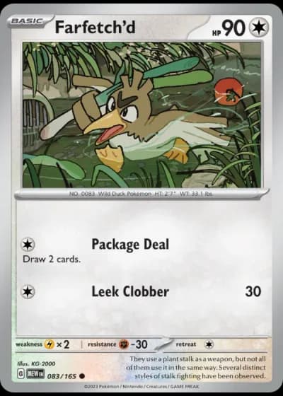 Farfetch'd #083/165 — 151