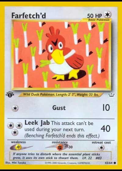 Farfetch'd #43/64 — Neo Revelation