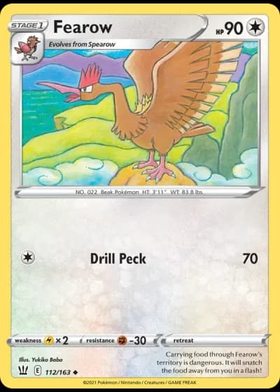 Fearow #112/163 — Battle Styles