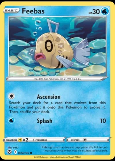 Feebas #039/195 — Silver Tempest