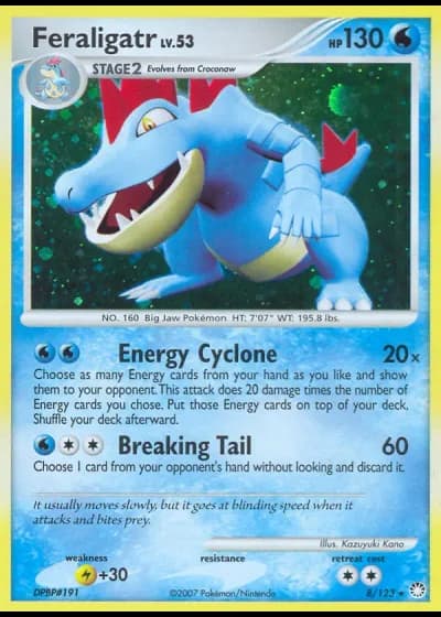 Feraligatr #8/123 — Mysterious Treasures