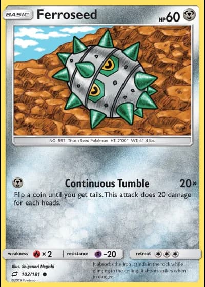 Ferroseed #102/181 — Team Up