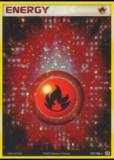 Feuerenergie #102/106 — EX Smaragd