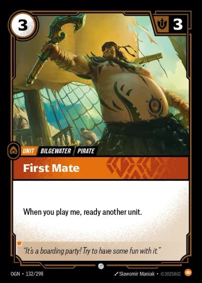 First Mate #132/352 — Origins