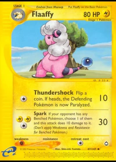Flaaffy #47/147 — Aquapolis