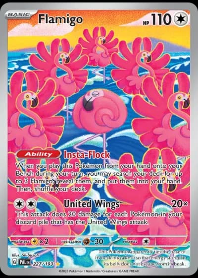 Flamigo #227/193 — Paldea Evolved