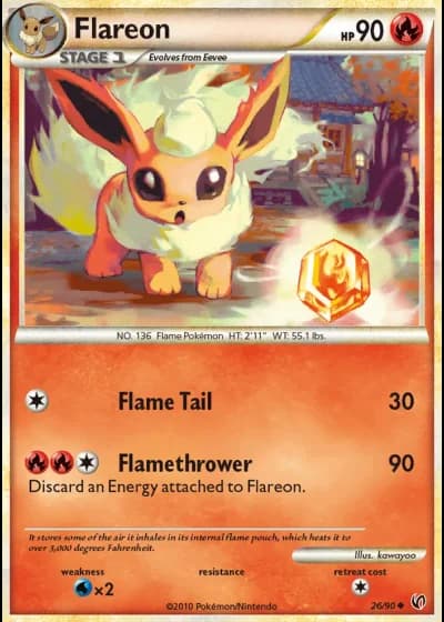 Flareon #26/90 — Undaunted