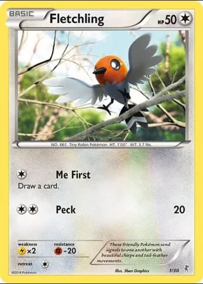 Fletchling #1/30 — XY trainer Kit (Bisharp)