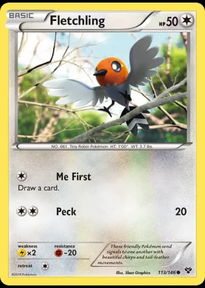 Fletchling #113/146 — XY