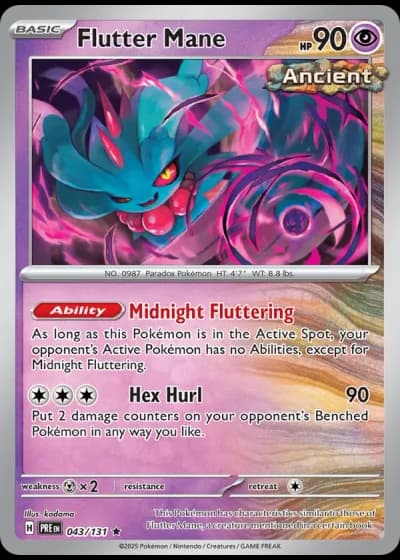Flutter Mane #043/131 — Prismatic Evolutions