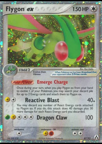 Flygon ex #87/92 — Legend Maker