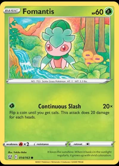 Fomantis #14/163 — Battle Styles