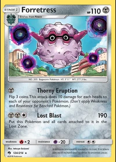 Forretress #124/214 — Lost Thunder