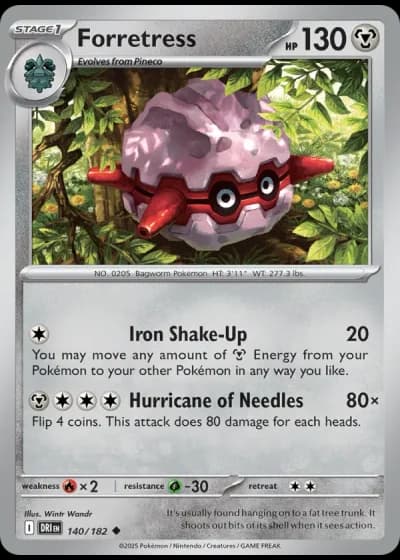 Forretress #140/182 — Destined Rivals
