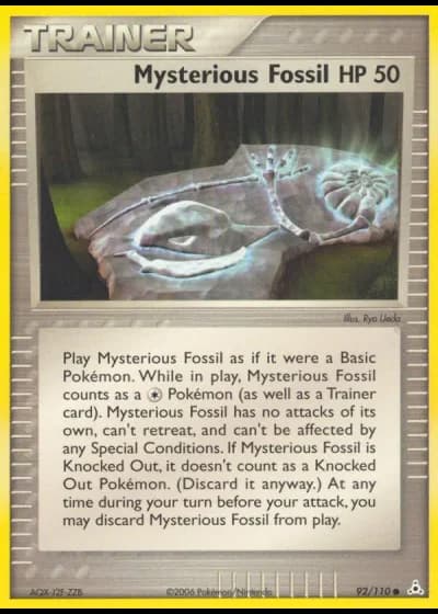 Fossile Misterioso #92/110 — EX Fantasmi di Holon