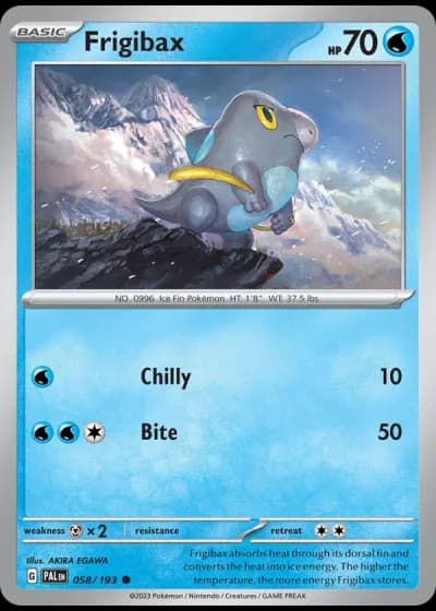 Frigibax #058/193 — Paldea Evolved
