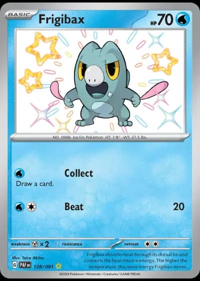 Frigibax #128/91 — Paldean Fates