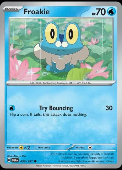 Froakie #056/197 — Obsidian Flames